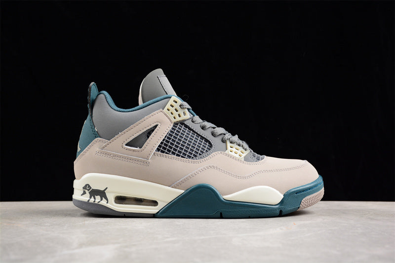 AIR JORDAN 4 PREMIUM PONY HAIR GREY/GREEN/BROWN