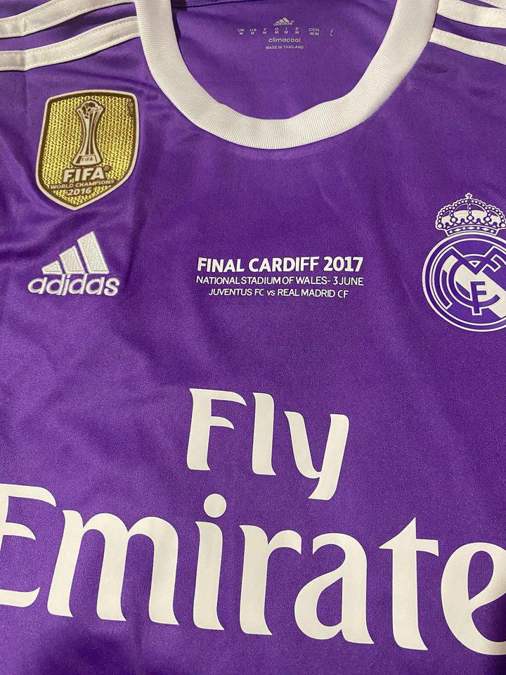 Real Madrid - 17/18 Vintage Finale Cardiff - FULL PATCHED