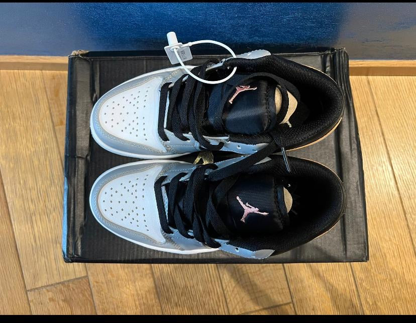 AIR JORDAN 1 LOW Black Grey Pink 36