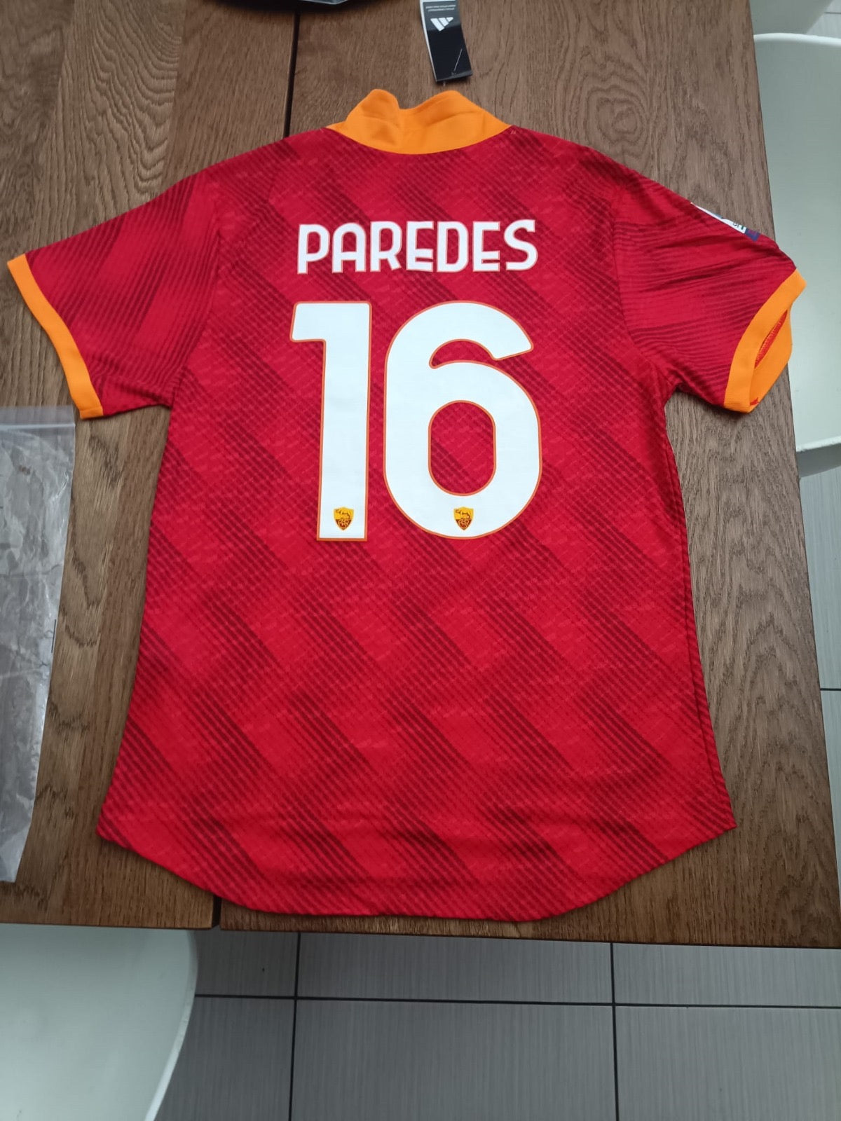 Maglia Roma Player Version Paredes 16 XL PC