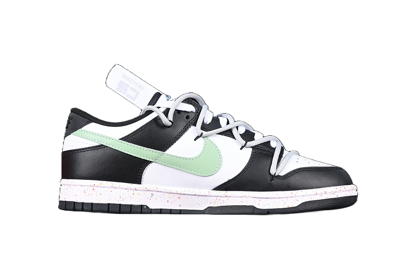 DUNK LOW MULTI COLOR WHITE/BLACK/GREEN