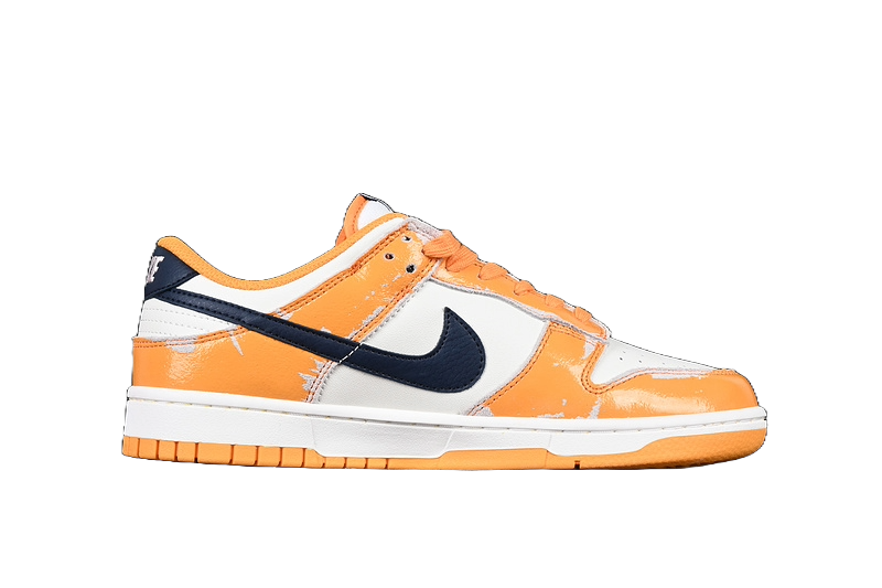 DUNK LOW WEAR AND TEAR LASER ORANGE/MIDNIGHT NAVY/WHITE