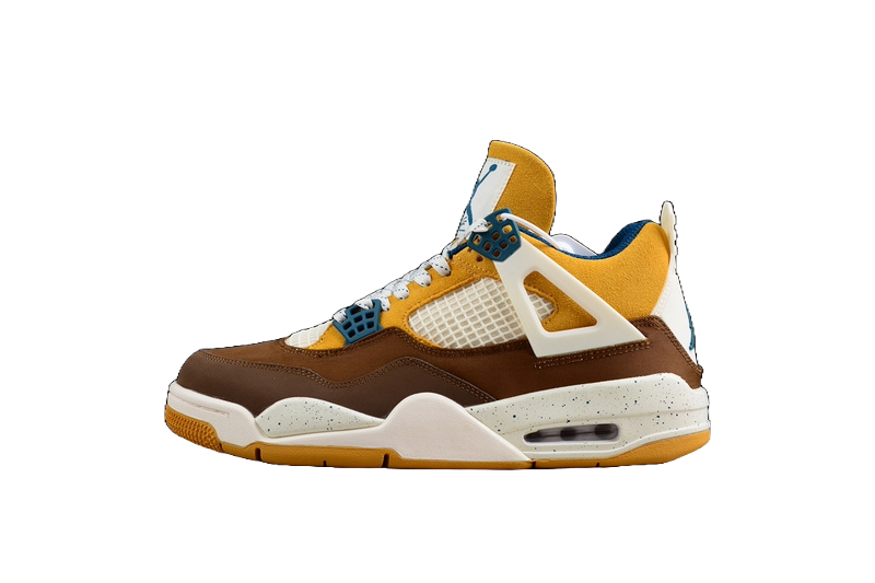 AIR JORDAN 4 RETRO GS CACAO WOW/GEODE TEAL/ALE BROWN/TWINE/SAIL