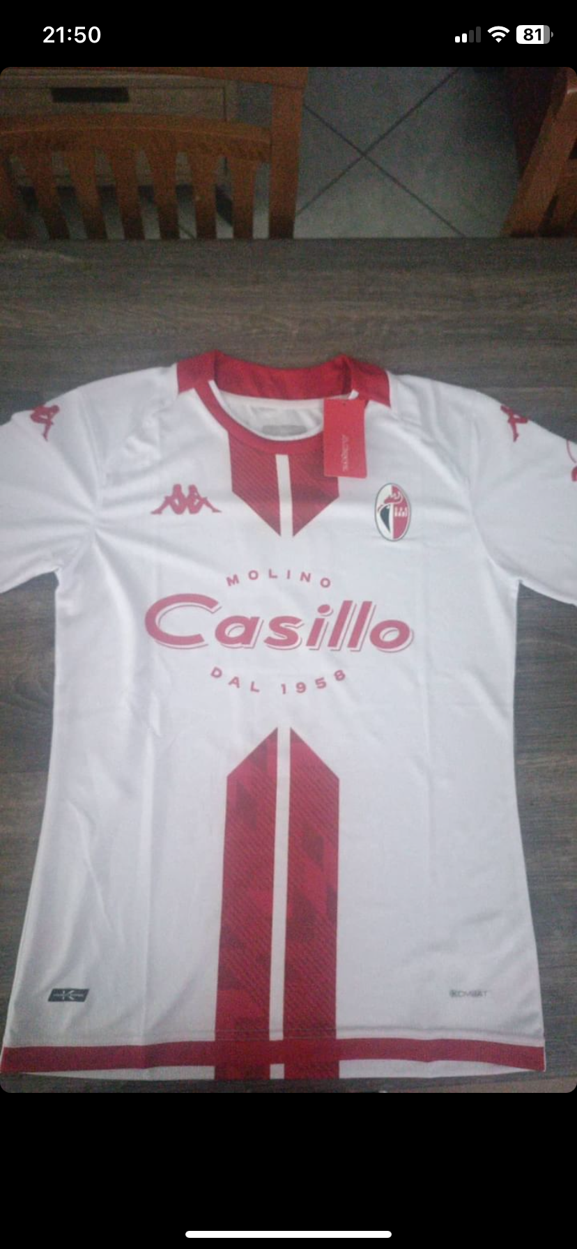 Maglia Bari Di Cesare 6 S PC