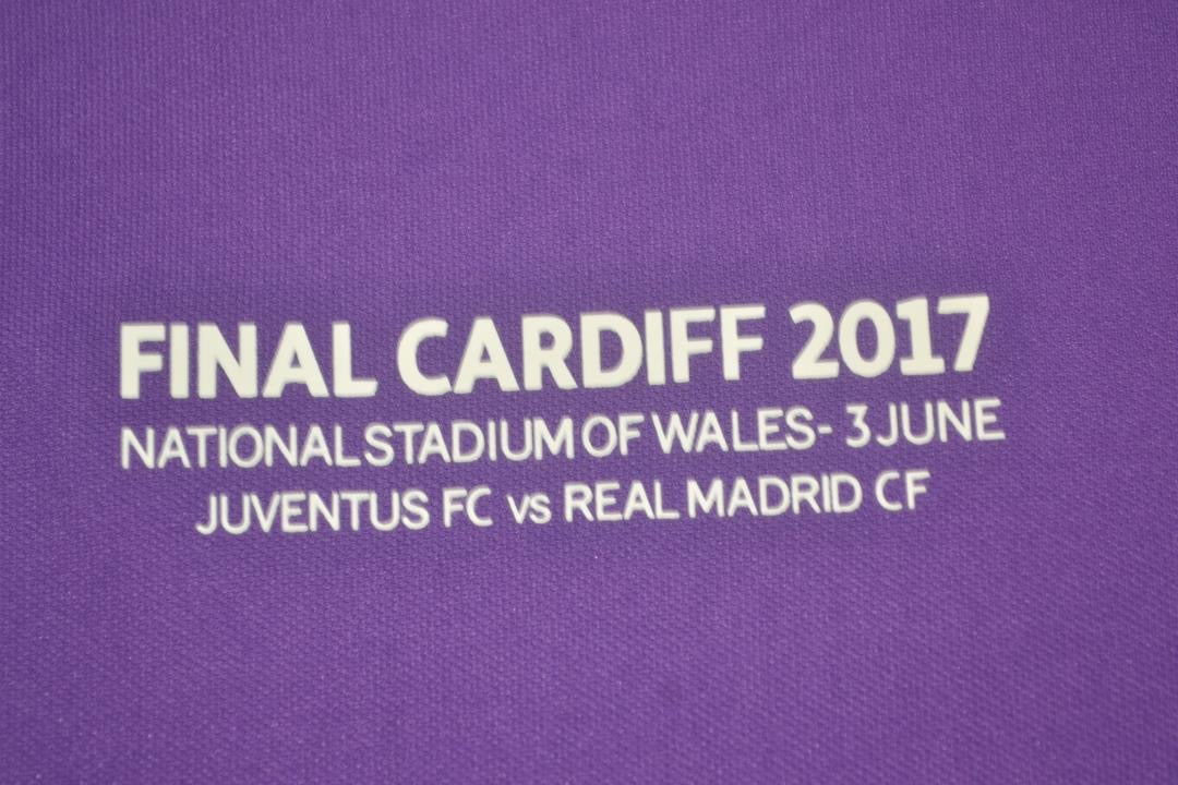 Real Madrid - 17/18 Vintage Finale Cardiff - FULL PATCHED