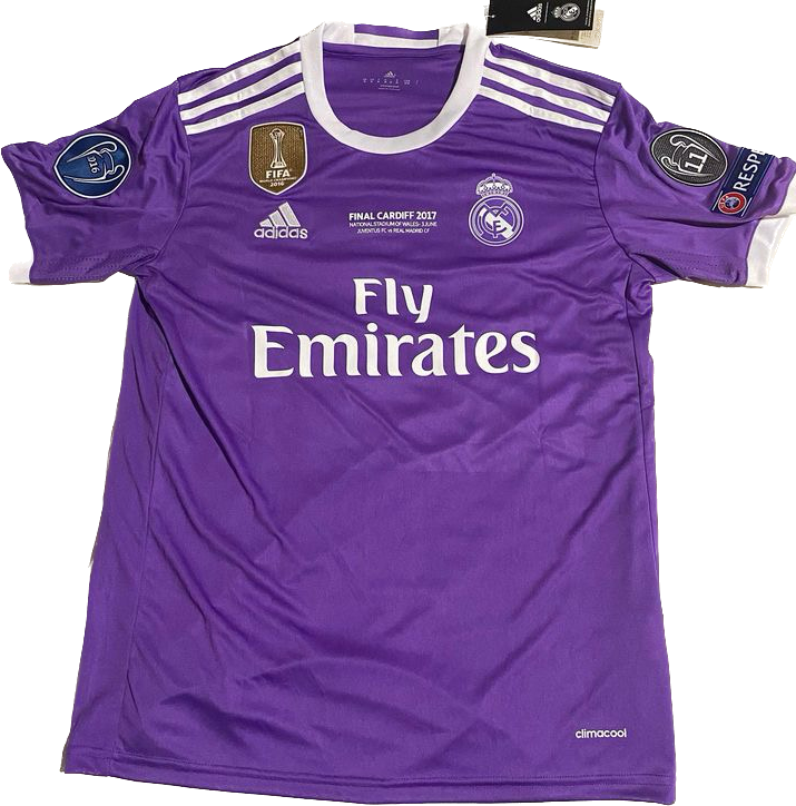 Real Madrid - 17/18 Vintage Finale Cardiff - FULL PATCHED
