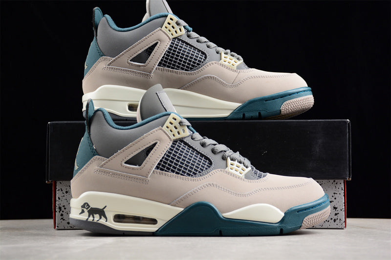 AIR JORDAN 4 PREMIUM PONY HAIR GREY/GREEN/BROWN