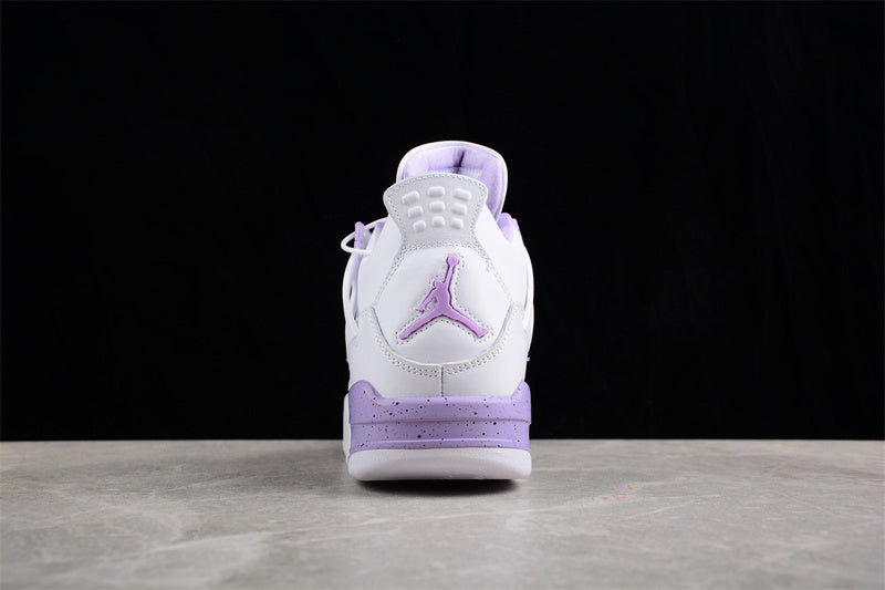 AIR JORDAN 4 GS CACAO WOW WHITE/PURPLE