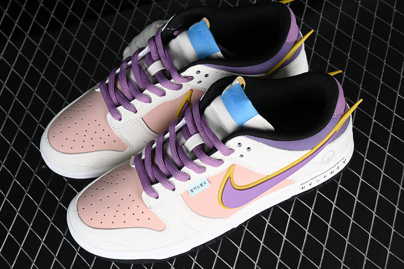 SB DUNK LOW PURPLE/WHITE/PINK