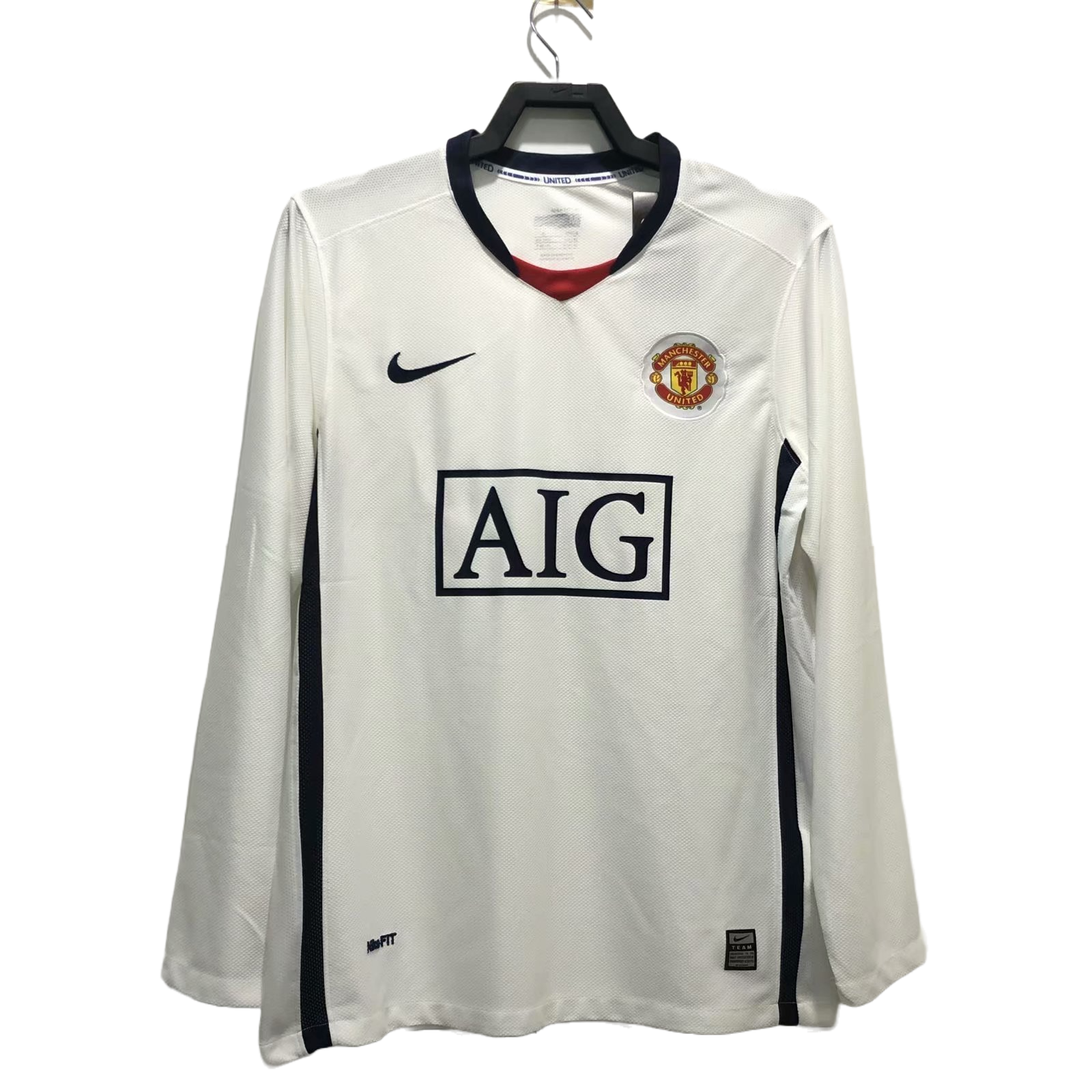 Manchester United Trasferta - 08/09 Manica Lunga Vintage