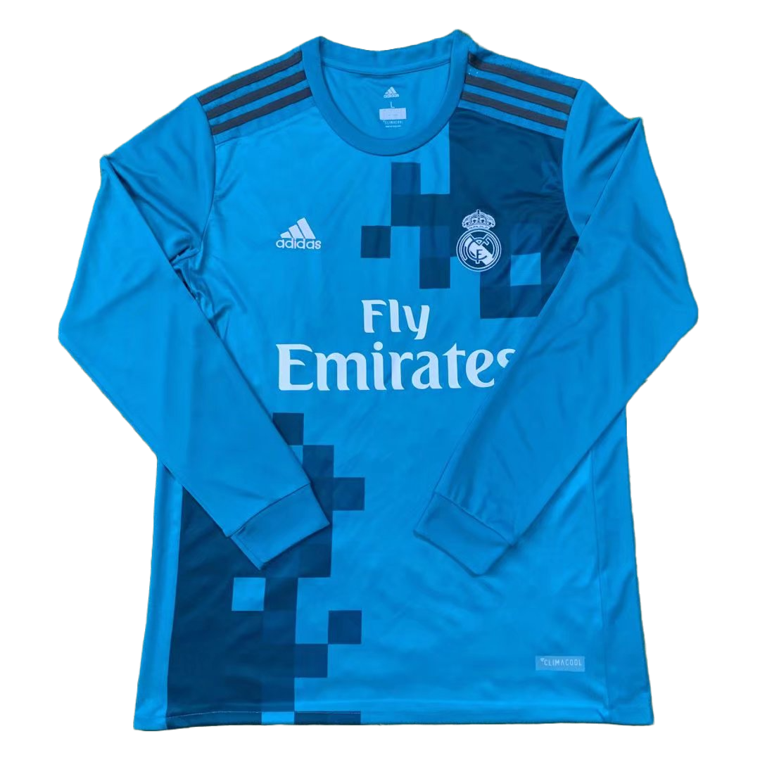 Real Madrid Terza - 17/18 Manica Lunga Vintage