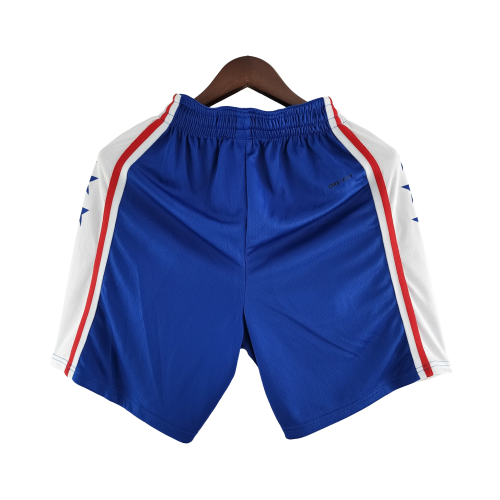 75th Anniversary Philadelphia 76ers NBA Shorts Blue